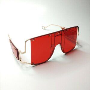RED SHIELD SUNGLASSES